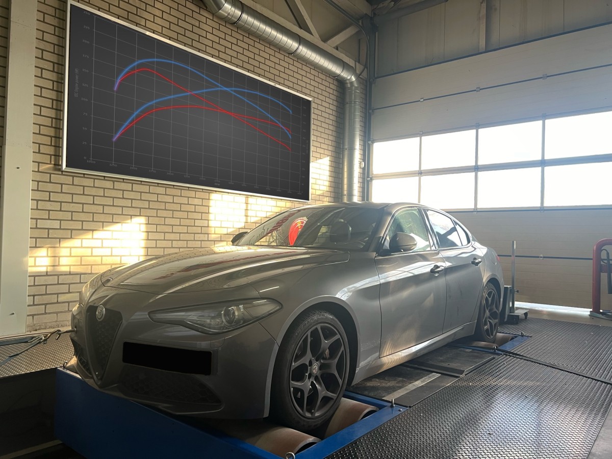 Stage Ready For The Alfa Romeo Giulia Jtd Dyno Chiptuningfiles